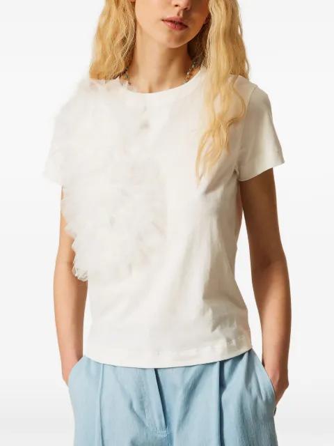 tulle flowers T-shirt by TWINSET