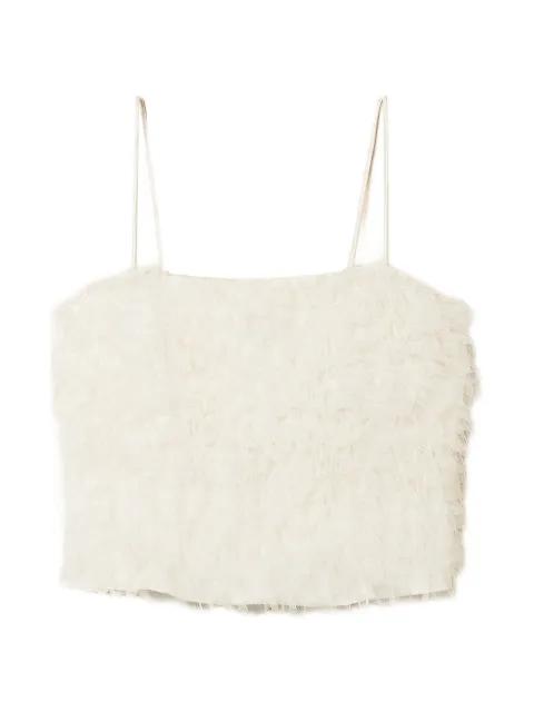 tulle ruffled top by TWINSET