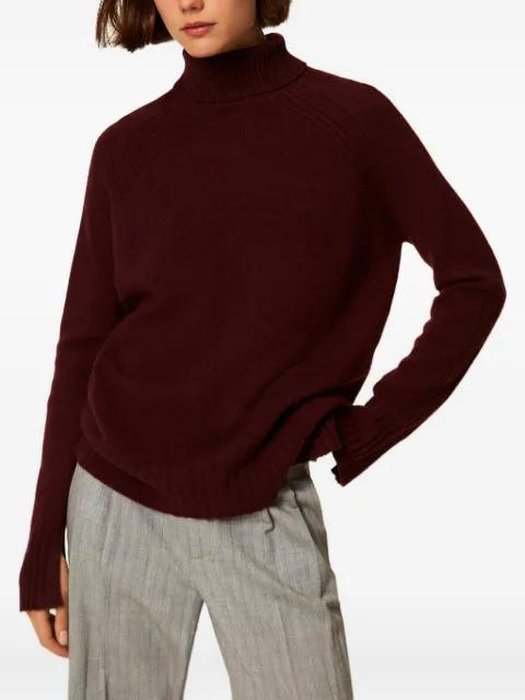 turtleneck ribbed jumper by TWINSET