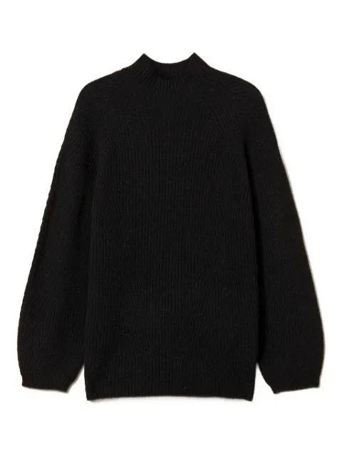 turtleneck ribbed sweater by TWINSET