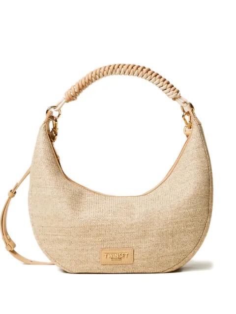 twisted-handle tote bag by TWINSET