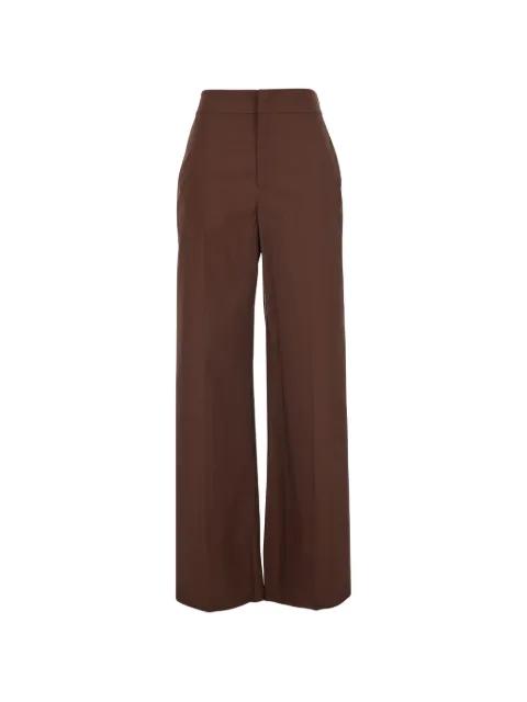 wide-leg pressed-crease trousers by TWINSET