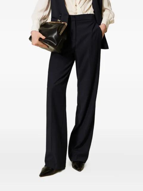 wide-leg side-pocket trousers by TWINSET