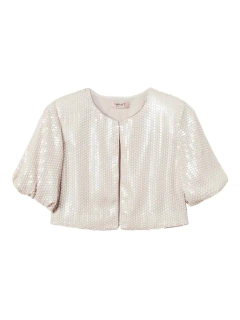 woven shrug wrap by TWINSET