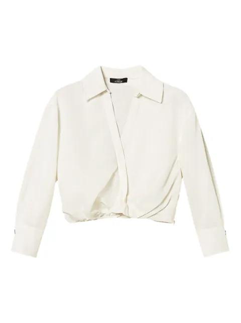 wrap-effect shirt by TWINSET