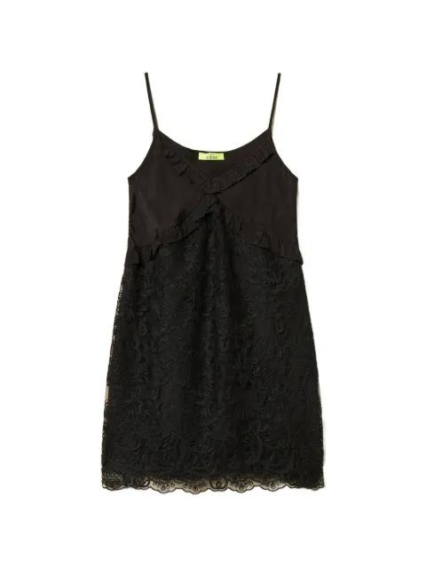 x MYFO ruffled lace short dress by TWINSET