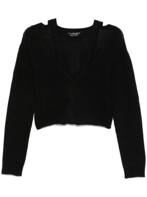 x Marco Rambaldi cropped cardigan by TWINSET
