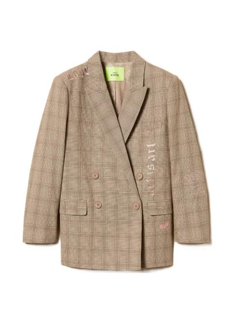 x Myfo checked blazer by TWINSET