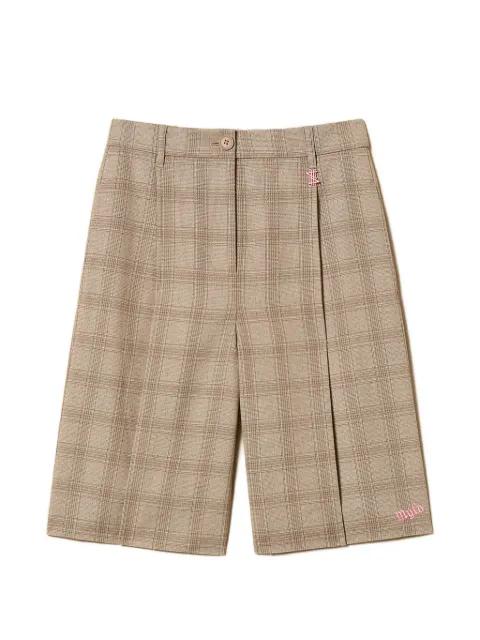 x Myfo checked tailored shorts by TWINSET