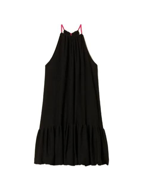 x Myfo halterneck ruffled mini dress by TWINSET