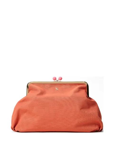 x Myfo maxi canvas clutch bag by TWINSET