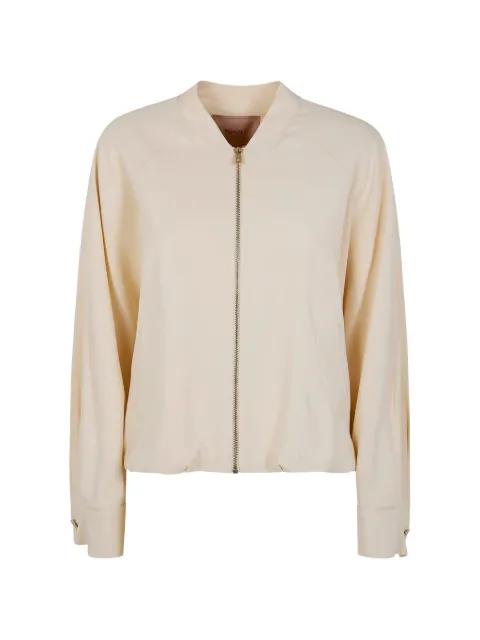 zip-up bomber jacket by TWINSET