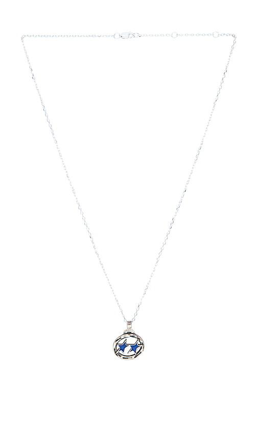 Two Jeys Color Core Necklace in Metallic Silver by TWO JEYS