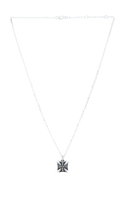 Two Jeys East Coast Necklace in Metallic Silver by TWO JEYS
