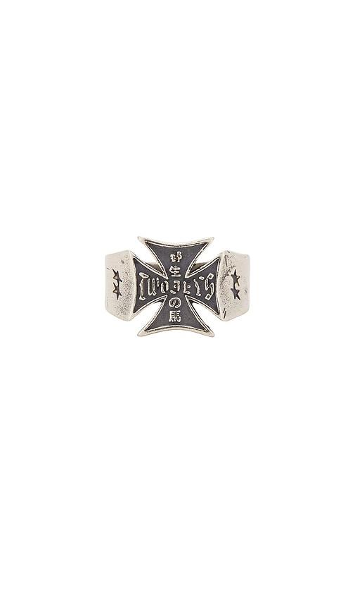 Two Jeys East Coast Ring in Metallic Silver by TWO JEYS