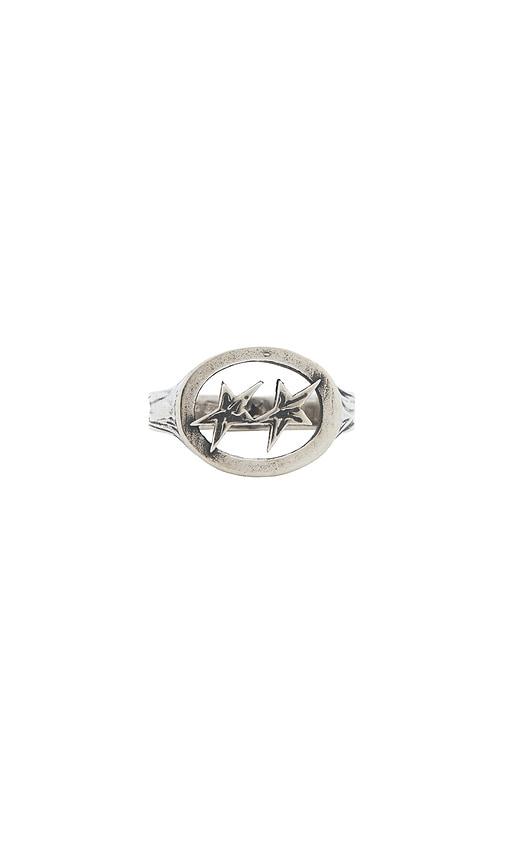 Two Jeys Mini Superstar Ring in Metallic Silver by TWO JEYS