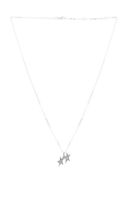 Two Jeys Signature Stars Necklace in Metallic Silver by TWO JEYS