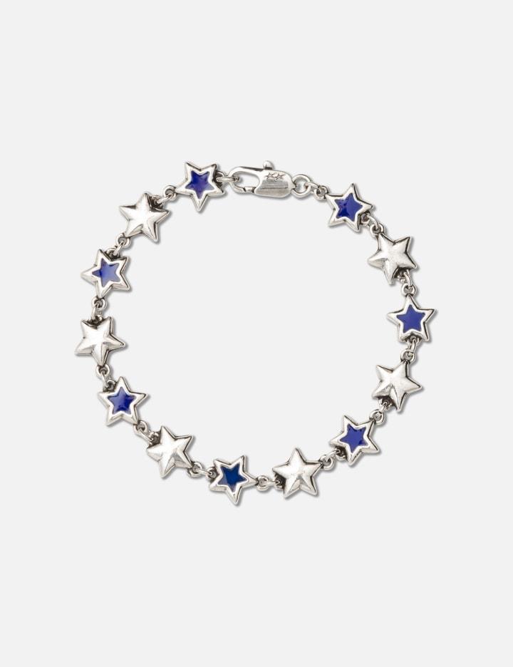 Blue Enameled Stars Bracelet by TWOJEYS
