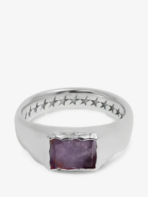 fluorite sterling-silver ring by TWOJEYS