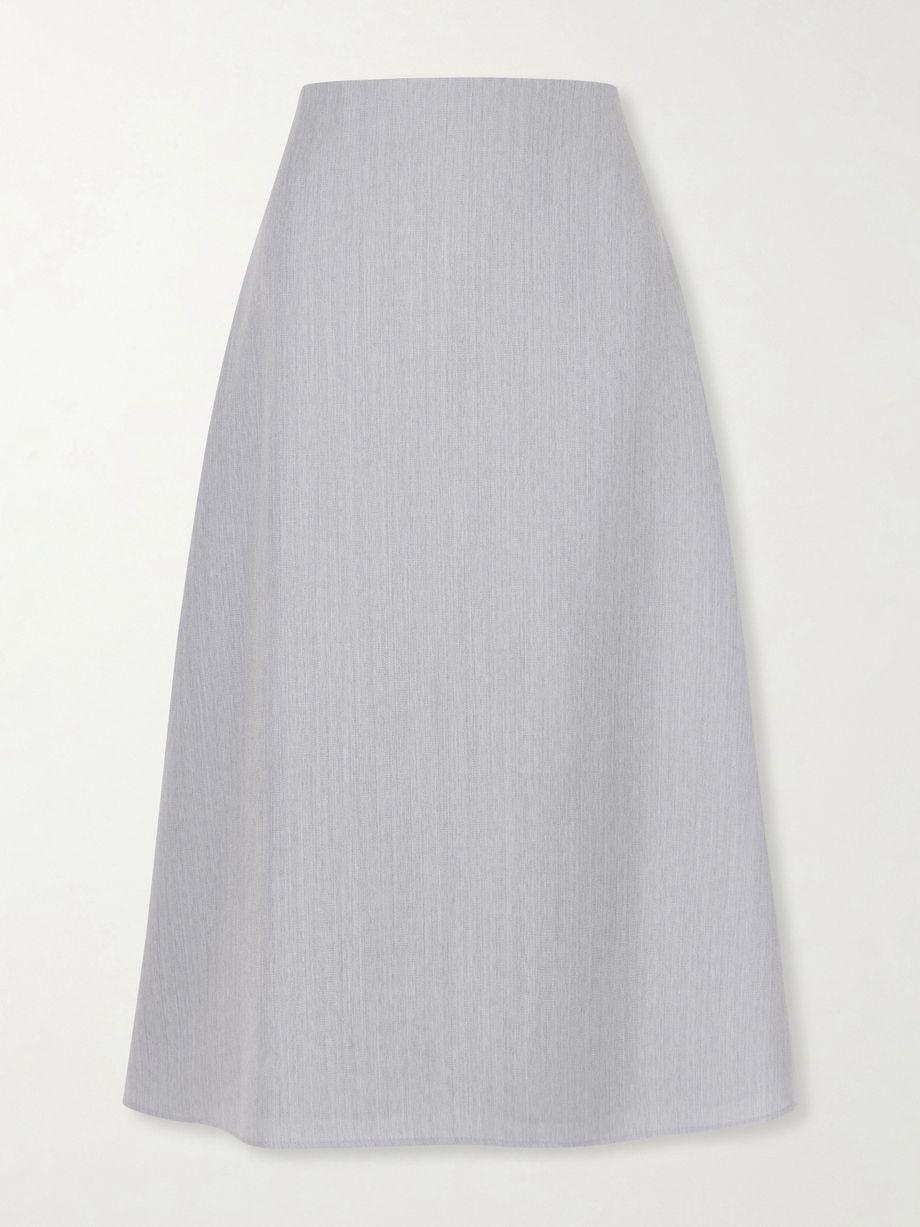 A-Line wool midi skirt by TWP