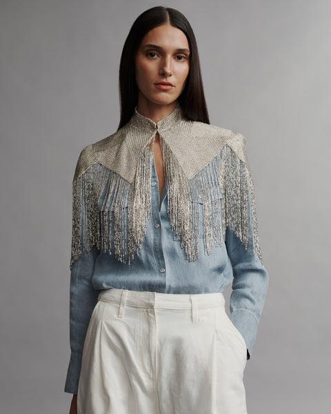 Beaded Topper by TWP CLOTHING