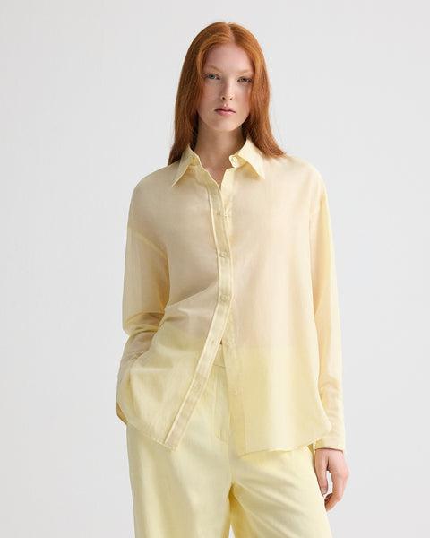 Big Joe Shirt in Cotton Silk Organza by TWP CLOTHING