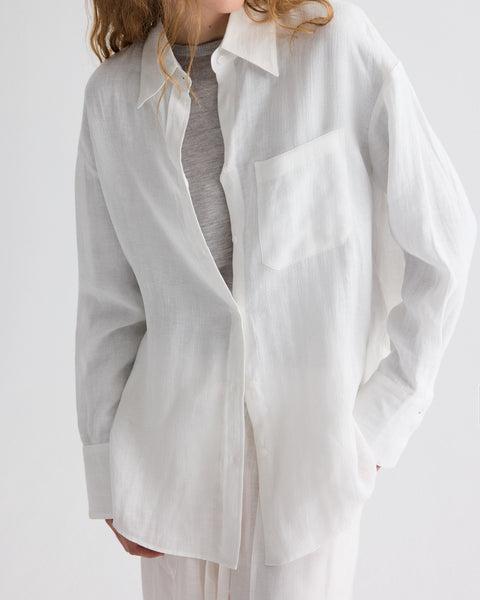 Big Joe Shirt in Delave Hemp by TWP CLOTHING