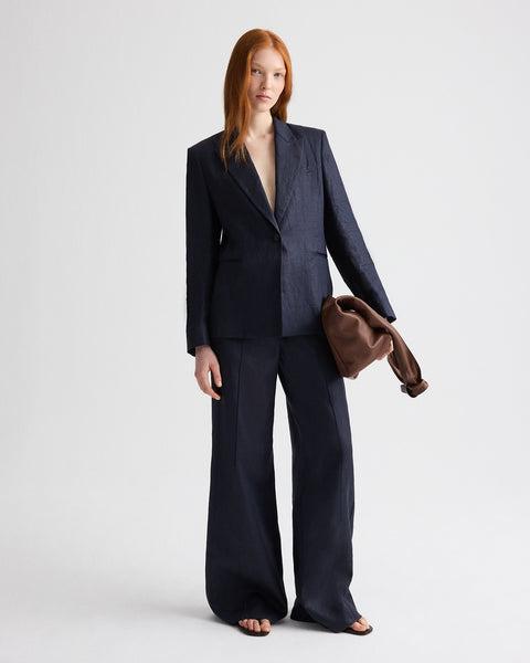 Boy Blazer in Chintzed Linen by TWP CLOTHING