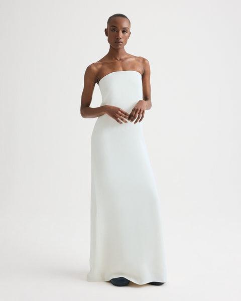 Carolyns Gown in Coated Viscose Linen by TWP CLOTHING
