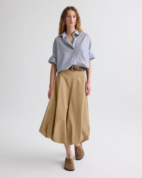 Full Intentions Skirt in Trench Chino Twill by TWP CLOTHING