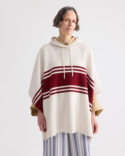 Hooded Poncho in Cashmere by TWP CLOTHING