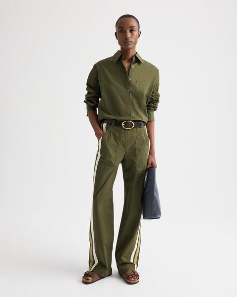 Isabelle Pant in Vintage Washed Poplin by TWP CLOTHING
