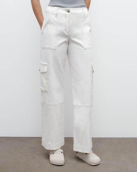 Ivory Coop Cargo Pants in Cotton Twill | TWP Clothing by TWP CLOTHING
