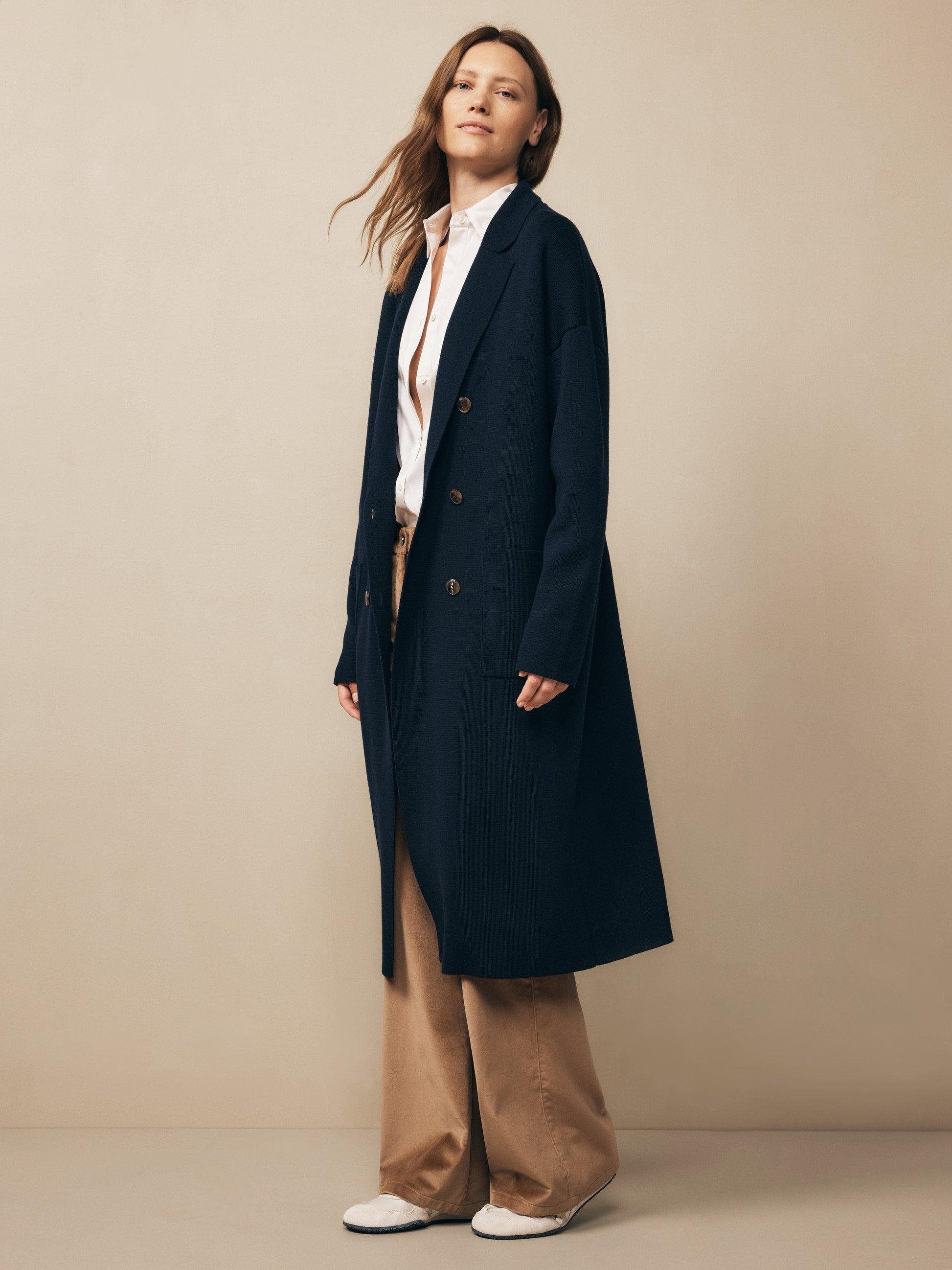 Knit Overcoat in Wool by TWP CLOTHING