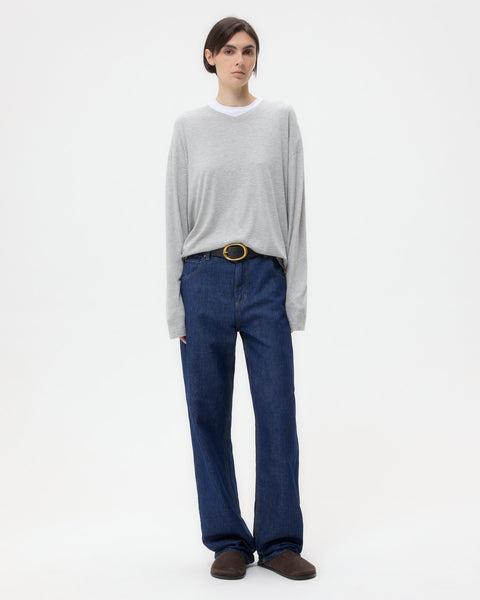 LS High V Shirt in Supima Cotton by TWP CLOTHING