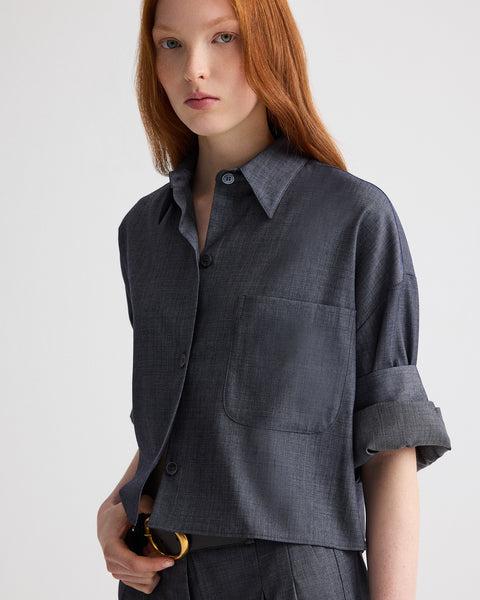 Next Ex Shirt in Lightweight Viscose Wool by TWP CLOTHING