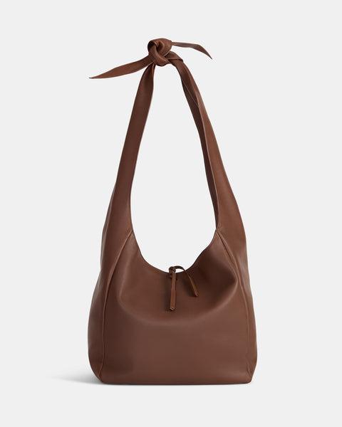 Paros Bag | Brown Leather Shoulder Bag | TWP Clothing by TWP CLOTHING