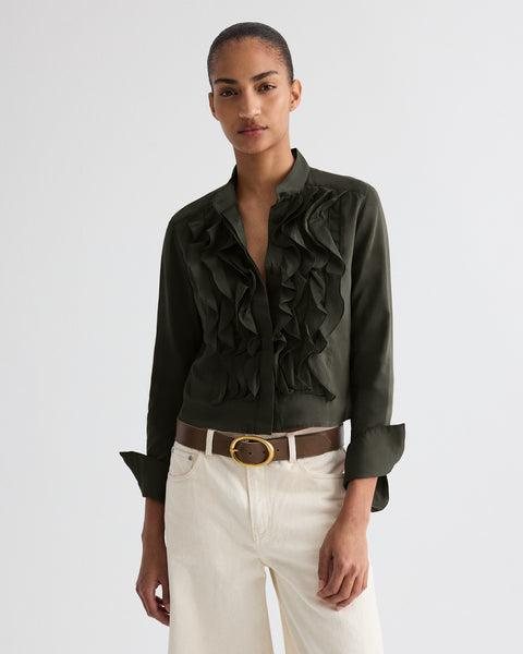 Patti Top in Cotton Silk Organza by TWP CLOTHING