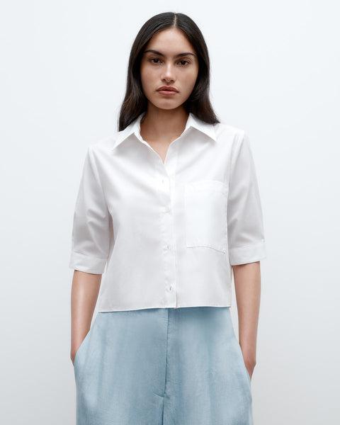 Short Lived Shirt in Vintage Washed Poplin by TWP CLOTHING