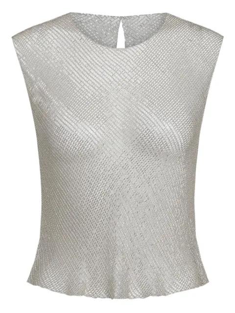 Chloe beaded mesh top by TWP