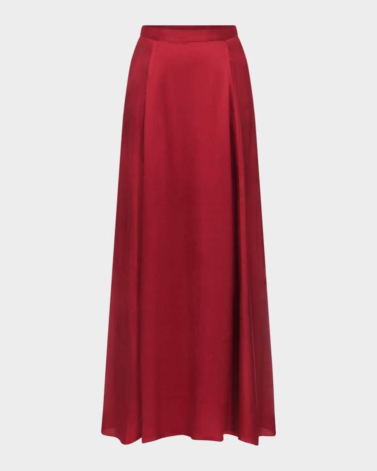 Flowy Silk Maxi Skirt by TWP