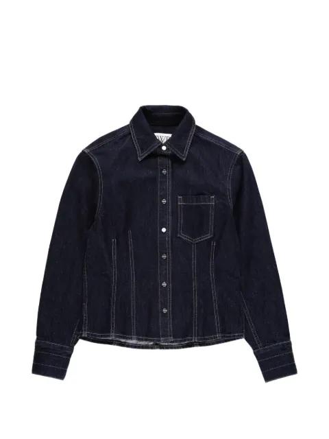 Franny front-pocket denim shirt by TWP
