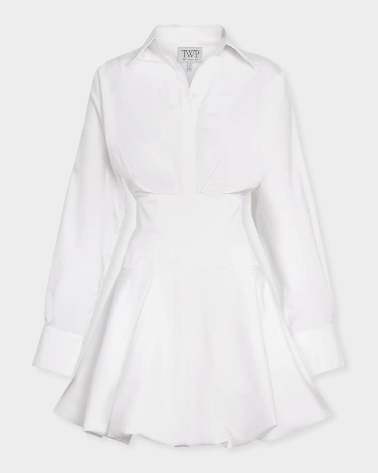 Mila Mini Shirtdress in Cotton Shirting by TWP