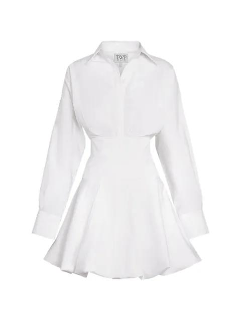 Mila long-sleeve mini dress by TWP