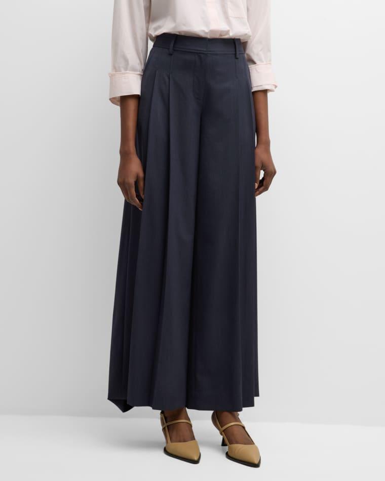 New Didi Wool-Blend Wide-Leg Pants by TWP