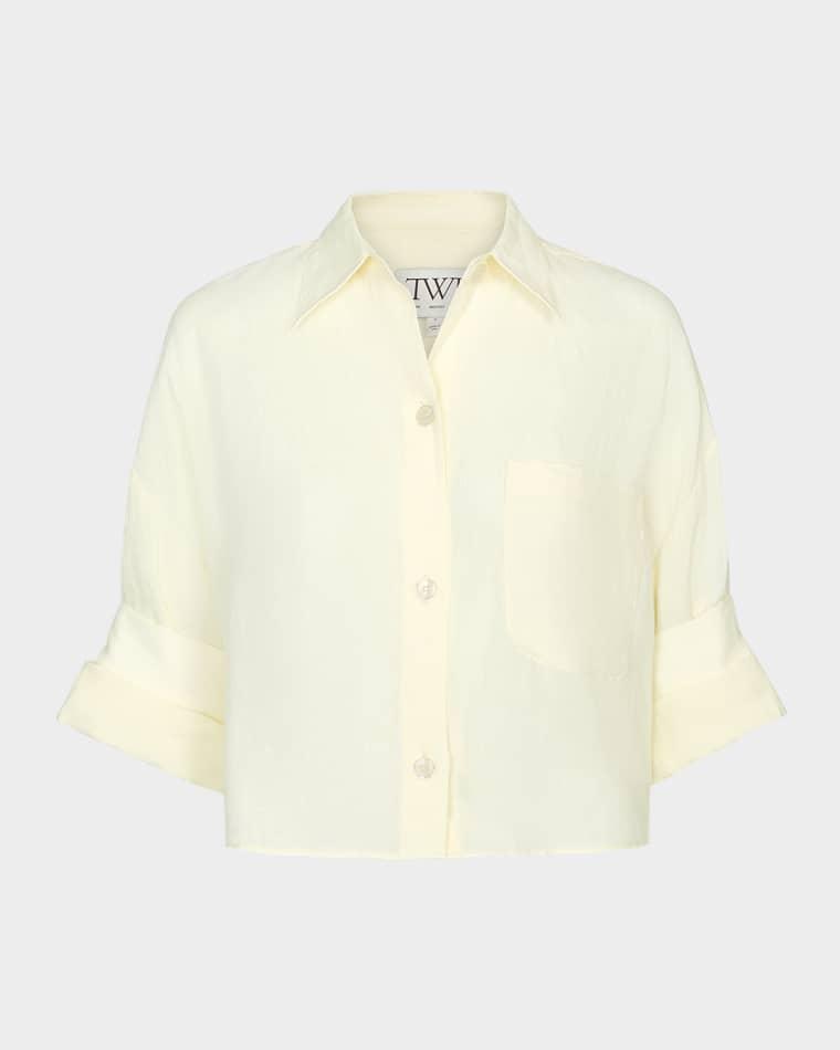 Next Ex Cropped Shirt by TWP