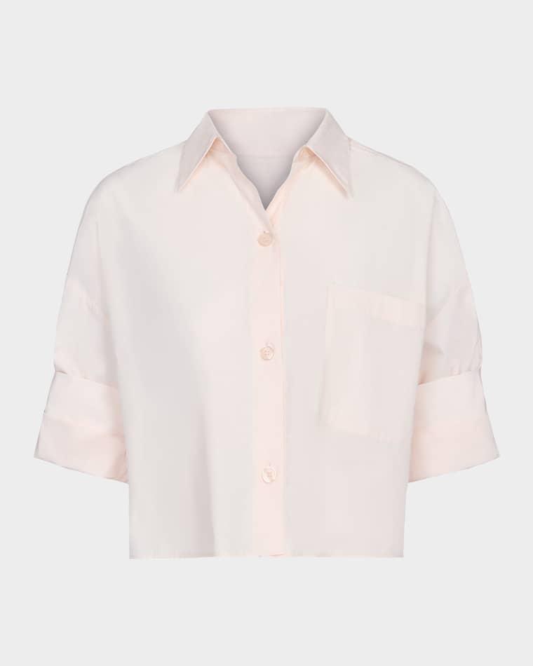 Next Ex Cropped Shirt in Superfine Cotton by TWP