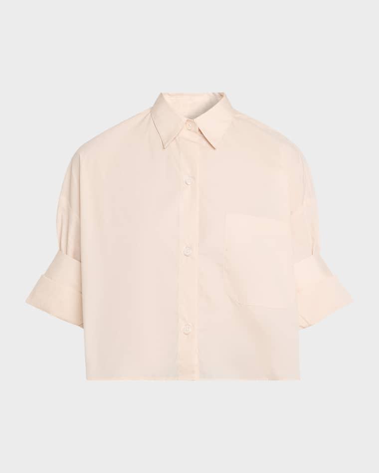 Next Ex Cropped Shirt in Superfine Cotton by TWP