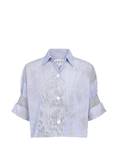 Next Ex Shirt striped crystal shirt by TWP