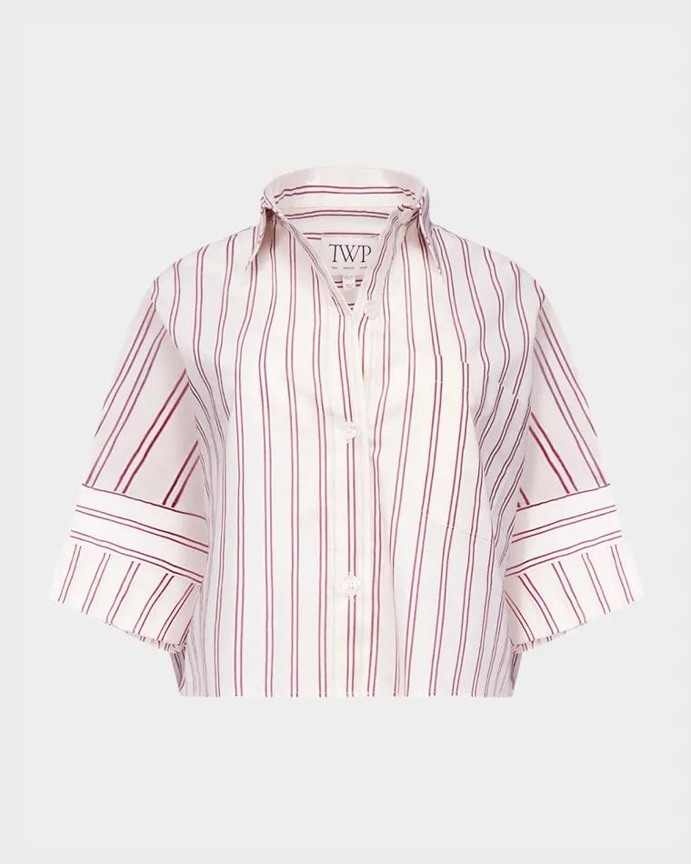 Next Ex Striped Cropped Shirt by TWP
